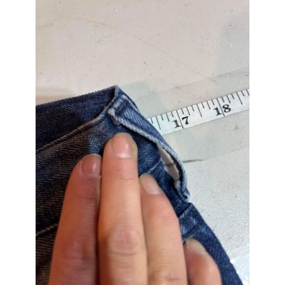 7 For All Mankind Women's Straight Austyn Jeans Blue Denim Medium Wash Size 30 - Picture 13 of 15